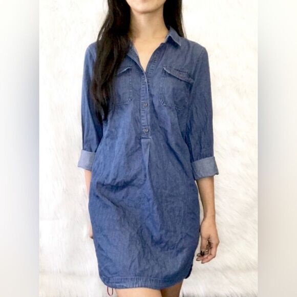 Old Navy dark wash dress‎ - Picture 2 of 8